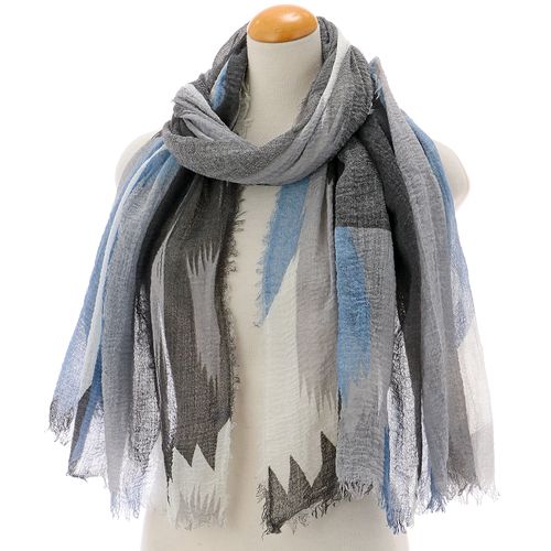 サード　コレクション
幾何柄ガーゼタッチストール