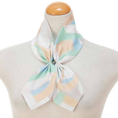 ソレイユ
マグネット付スカーフ ブロック幾何柄