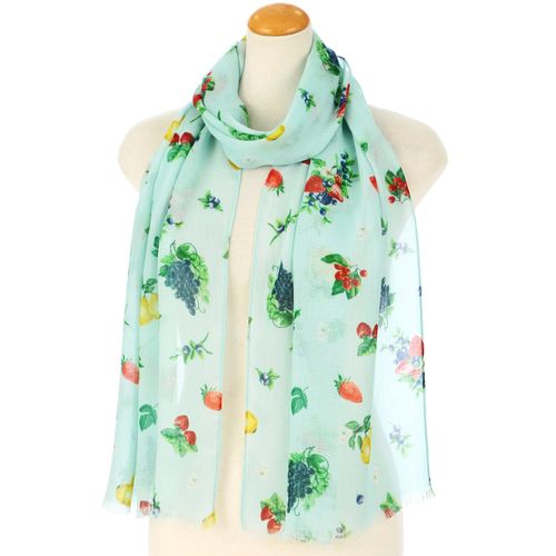 ソレイユ
UV接触冷感ストール フルーツ柄