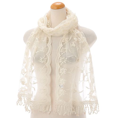 ソレイユ
レースストール 花と猫柄