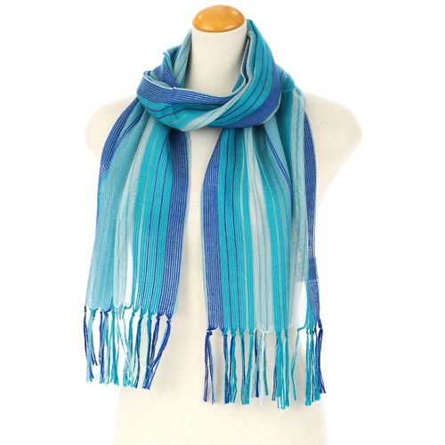 東京毛織
シルクストライプストール