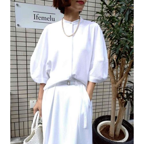 ダブル・フェース
Doubleface Tokyo ボリュームスリーブシアサッカーブラウス