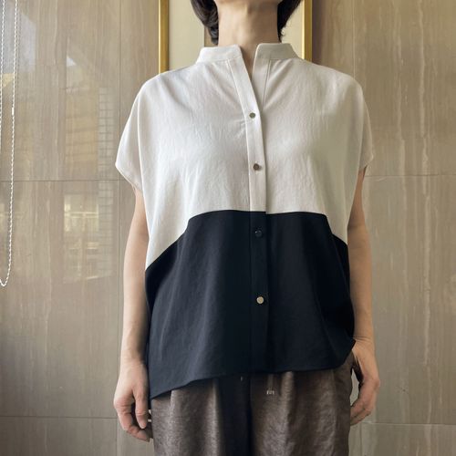 一珠
KOKIA ヴィンテージジョーゼット金釦ブラウス