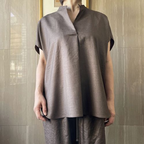 一珠
KOKIA 麻調ツイルヴィンテージプルオーバー