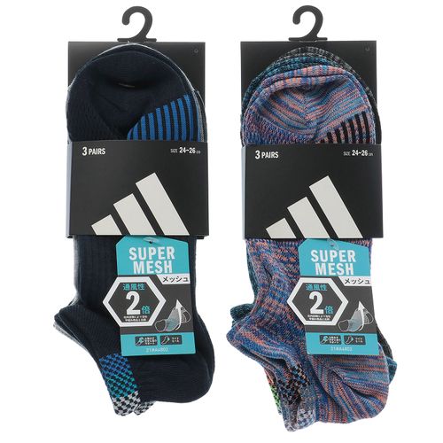 4902490017659







福助
adidas スーパーメッシュスニーカー丈ソックス3P 紳士