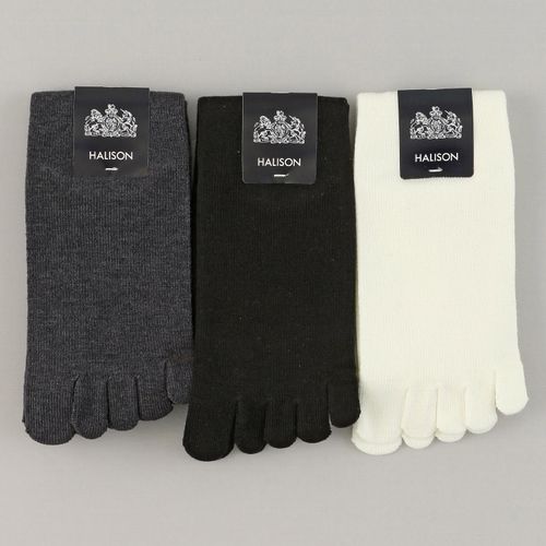 ハリソン
HALISON ドライ綿混 5本指 デイリーソックス