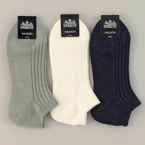 4526195629483







ハリソン
HALISON ドライ綿混 リブパイル アンクルソックス