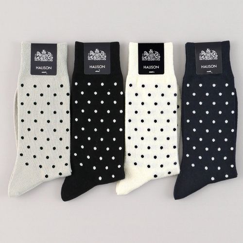 4526195629810







ハリソン
HALISON 綿麻 ポルカドット ソックス