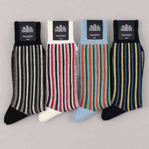 4526195629896







ハリソン
HALISON 綿麻 オルタネイトストライプ ソックス