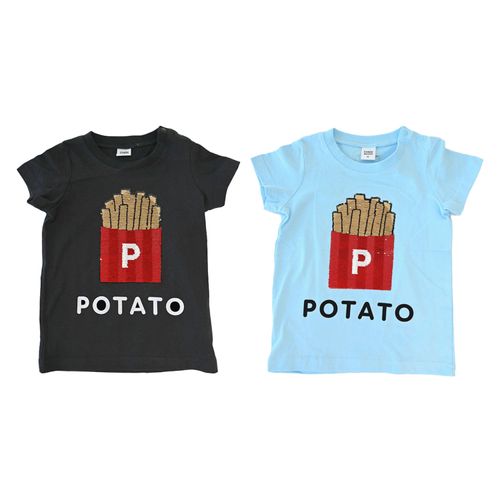 ベビールーム
ポテトスパンコールTシャツ
