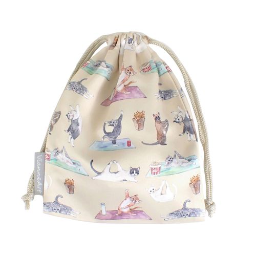 4584100041638



BA041638



キーストーン
NyanWoof 巾着ポーチ ヨガキャット