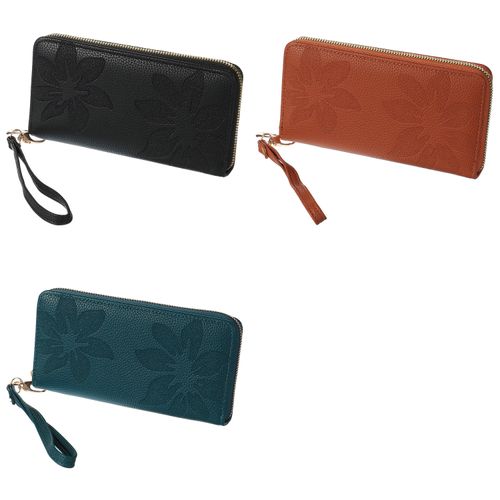 生駒クロス
花型押し ラウンドファスナー長財布