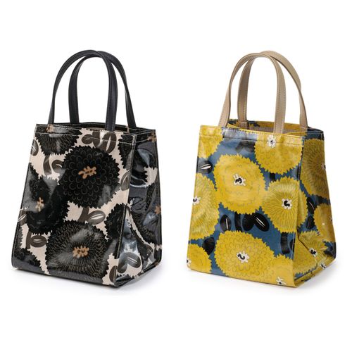 パン．クリエーション
ミスティダリア柄 コーティングミニ手提げ