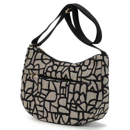 パン．クリエーション
モザイクライン三日月型ショルダーバッグ