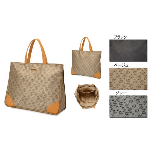 ラルジュ
フラワー柄ジャカード A4拡張横型バッグ