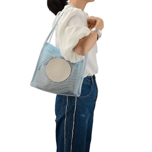 ラルジュ
ボーダーチュール刻印柄トートバッグ