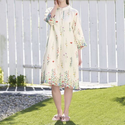 4905296383966







内野
UCHINO マシュマロガーゼ ブルームプリント ワンピース