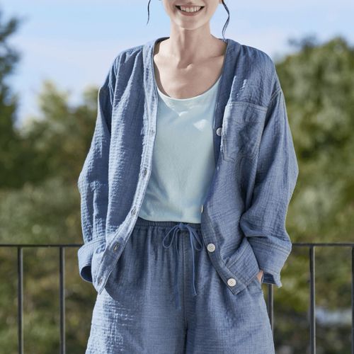 4905296387742







内野
UCHINO マシュマロデニムガーゼ ジャケット