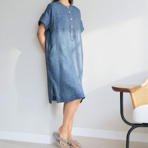 4905296392098







内野
UCHINO マシュマロデニムガーゼ プルオーバー ワンピース