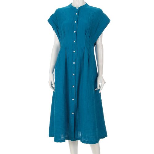 4905296393484







内野
UCHINO レディース クレープガーゼ タック前開きワンピース