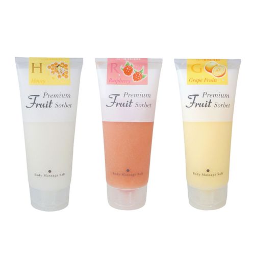 4512442003359







ハラ
プレミアム フルーツソルベ ボディマッサージソルト