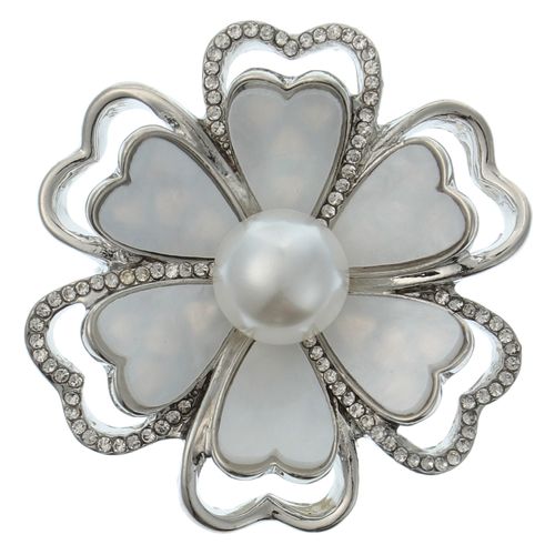 伸美
フラワーブローチ