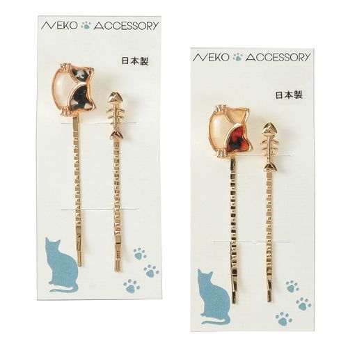 ピーズ
モーモス24 猫モチーフヘアピン