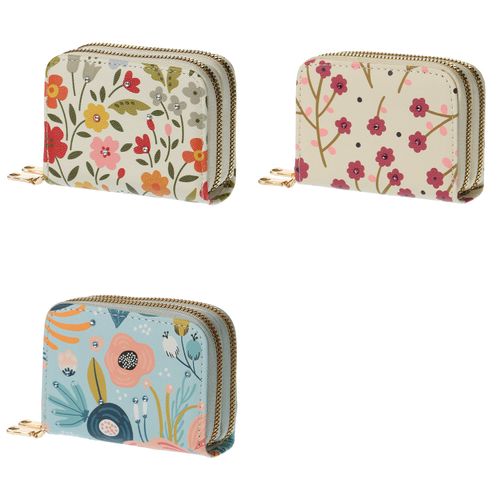 ジェノバ
ビジュー付き花柄カードケース