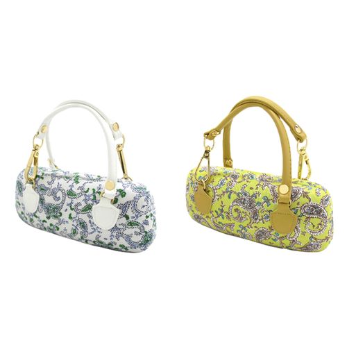 青山眼鏡
持ち手付メガネケース ペイズリー柄