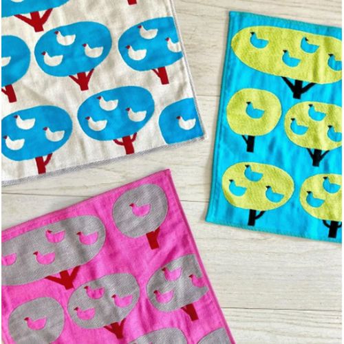 ら．むりーず
マタノアツコ 3重ガーゼハンカチ 小鳥の森