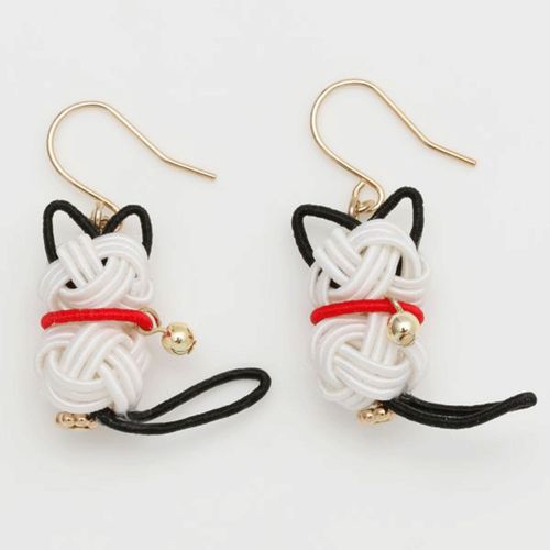 アミナコレクション
水引 和猫ピアス