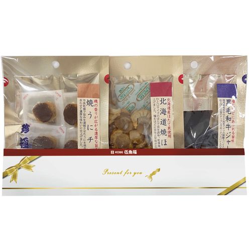 4971875314300



314300



伍魚福
お酒と愉しむプレミアム3種ギフト