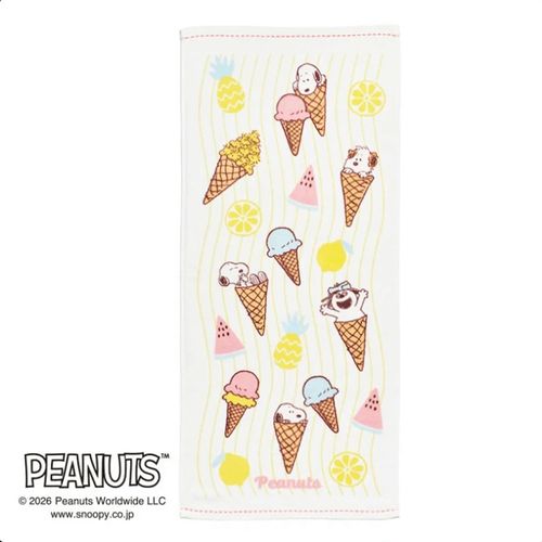 4908092667506



XT26126606 700



西川
スヌーピー ふんわりガーゼ フェイスタオル フルーツアイスクリーム ホワイト