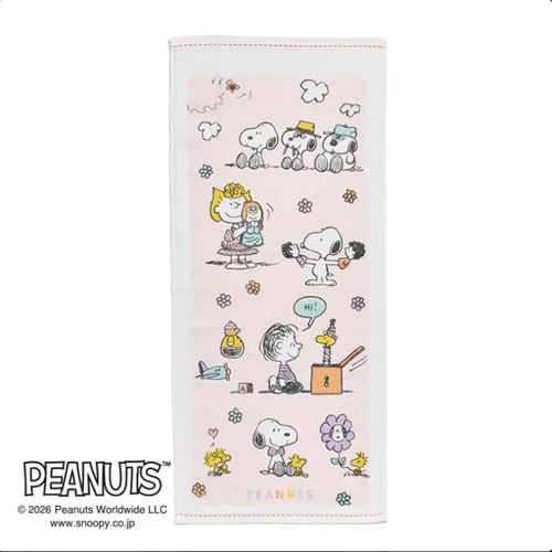 4908092668985



XT26126626 100



西川
スヌーピー ふんわりガーゼ フェイスタオル PLAY ピンク