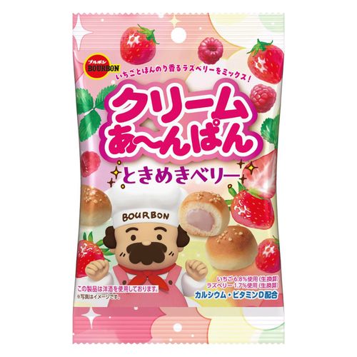 4901360366743



36674



ブルボン
クリームあ～んぱん ときめきベリー 袋