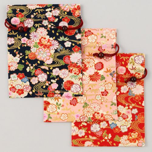 京佑
平巾着 雪輪柄