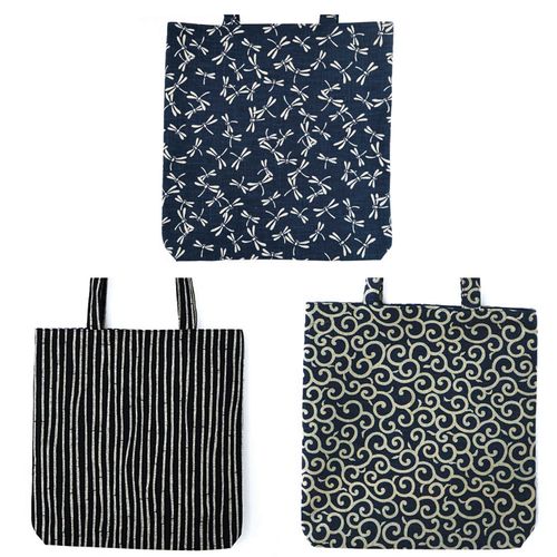 丸全
肩掛けトートバッグ 和紋柄