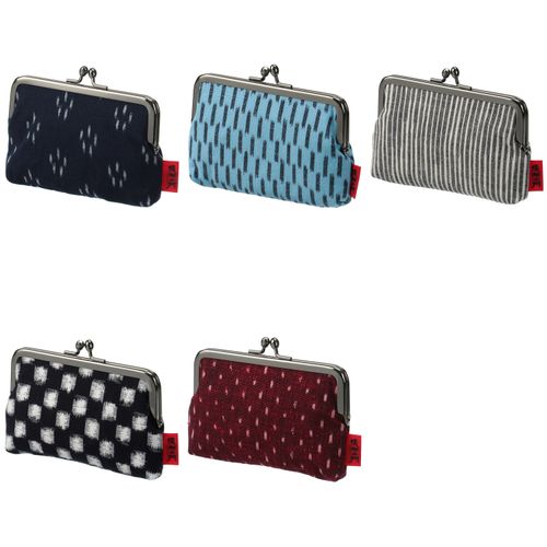 オカモト商店
久留米絣 がま口3．8寸 カード入