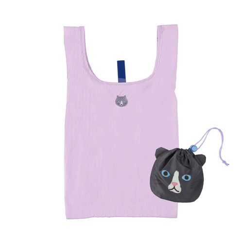 4535279920057



920057



フレンズヒル
巾着付エコバッグ シロクロニャン パープル