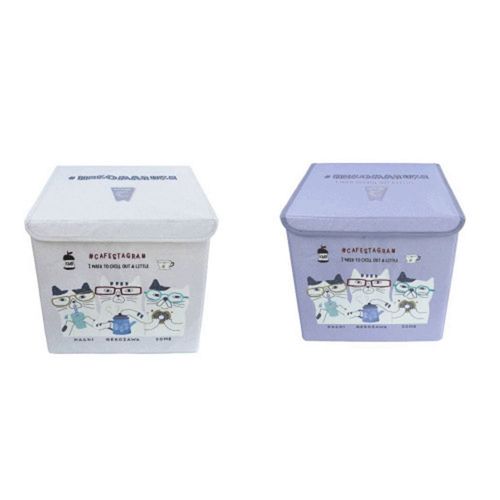 4582713789961







Kusuguru Japan
ふた付き折りたたみ収納ボックス ネコまるけ