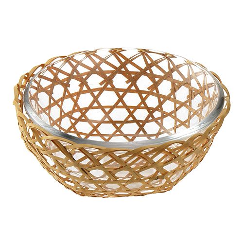 64-042



ヤマキ
白竹花柄深小鉢ガラス付