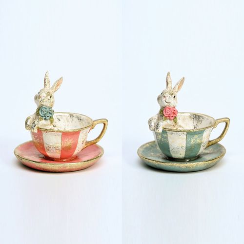 ハルモニア
プルミエールラビットミニカップ パステルピンク／パステルブルー