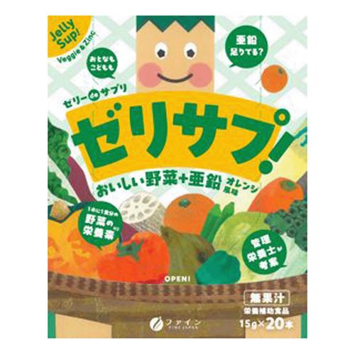 4976652020504







ファイン
ゼリーdeサプリ まいにち果物＋鉄