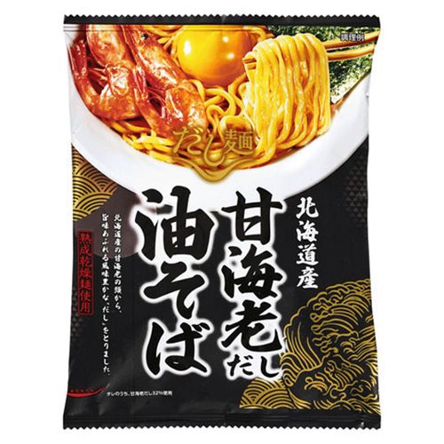 4901592933560







国分首都圏
だし麺 北海道産甘海老だし油そば