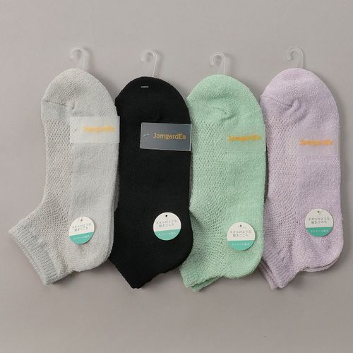 ギャレット
スニーカー丈 ブークレ 甲メッシュ 靴下