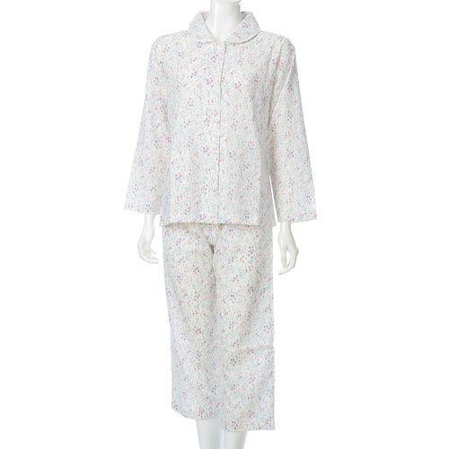 フジワ
婦人 楊柳全開長袖パジャマ プチサイズS／M／L 日本製