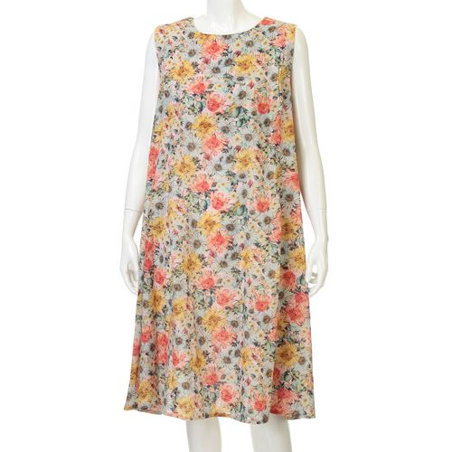三和ジャパン
綿100花柄プリントノースリーブワンピース