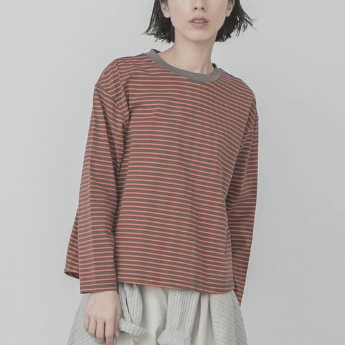 イコール
T．Tutie コットンボーダープルオーバー