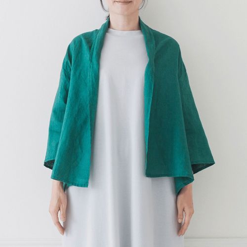 ピープル
Crea delice 14番リネンショートガウンカーデ