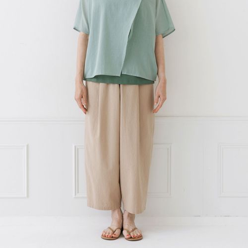 ピープル
Crea delice アルバトロスウエストゴムタックバルーンパンツ